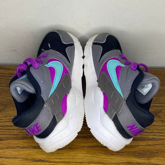 Nike LD Victory Gunsmoke Aurora Purple Toddler Kids SlipOn Play Sneakers Size 7C - Picture 5 of 7